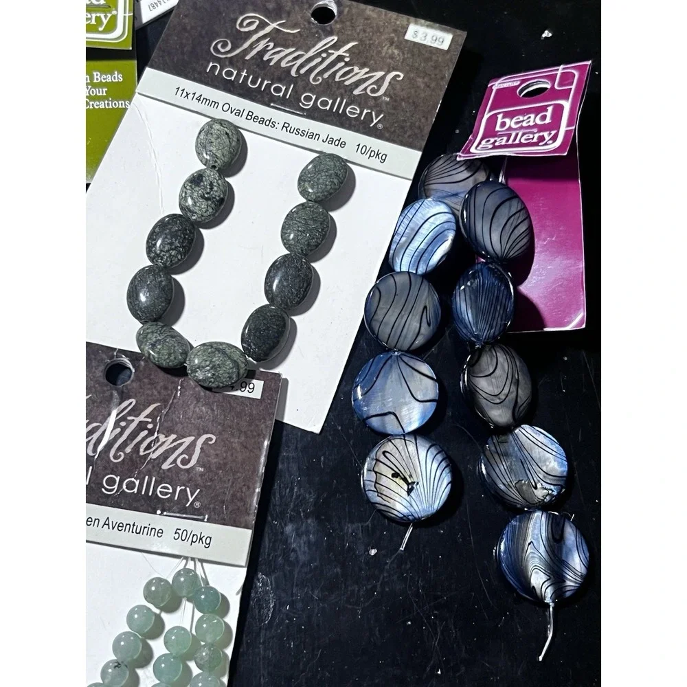 Lot Of 11 NWT Strands Traditional Natural Gallery Bead Gallery Jewelry Fundament